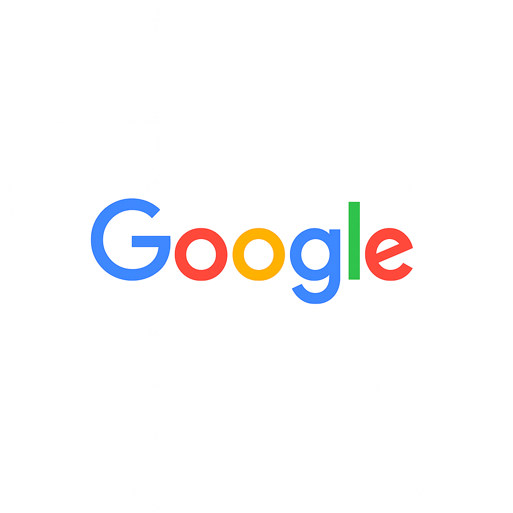 Google logo: multi-colored 