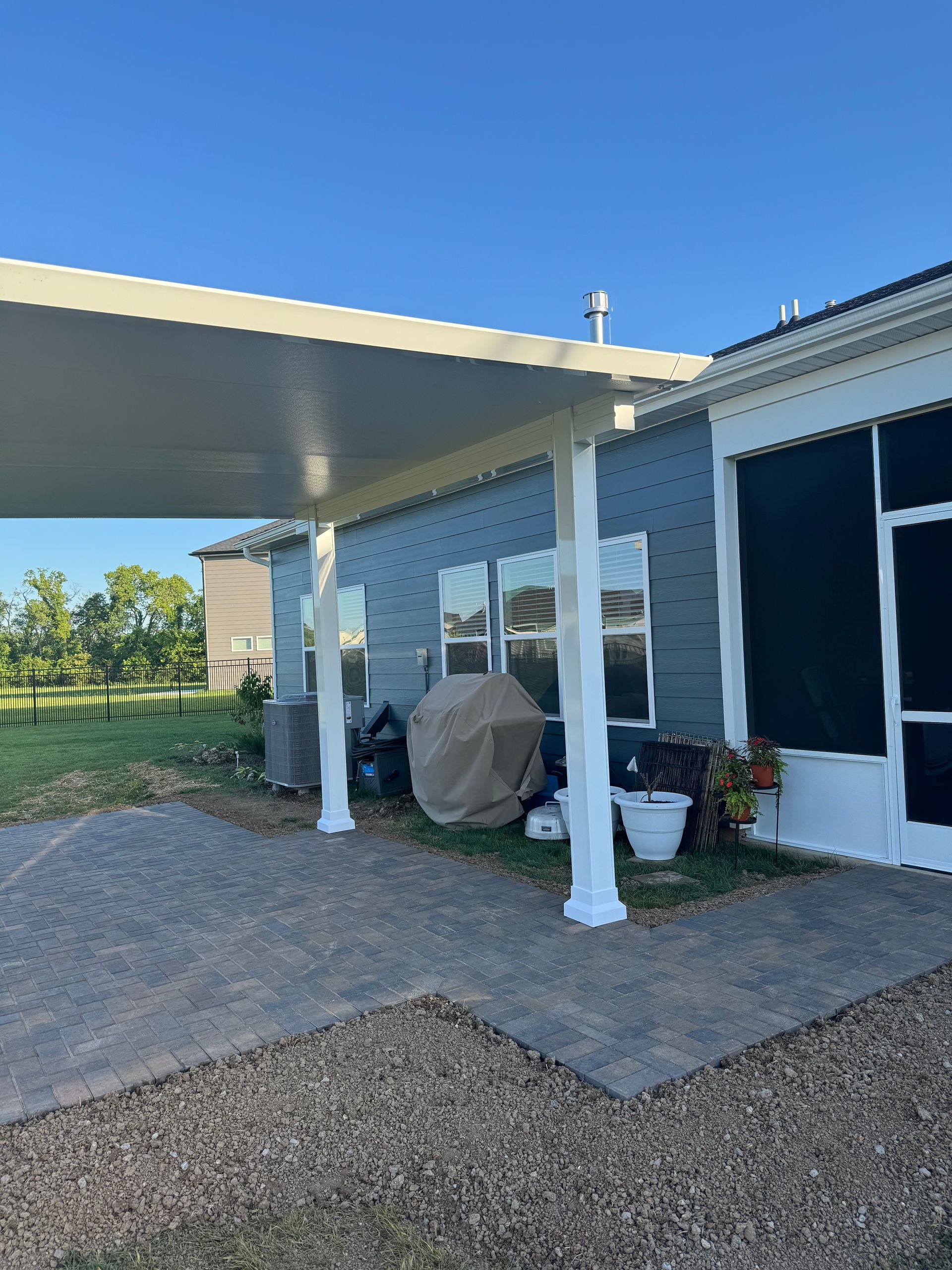 screened in porch and patio cover