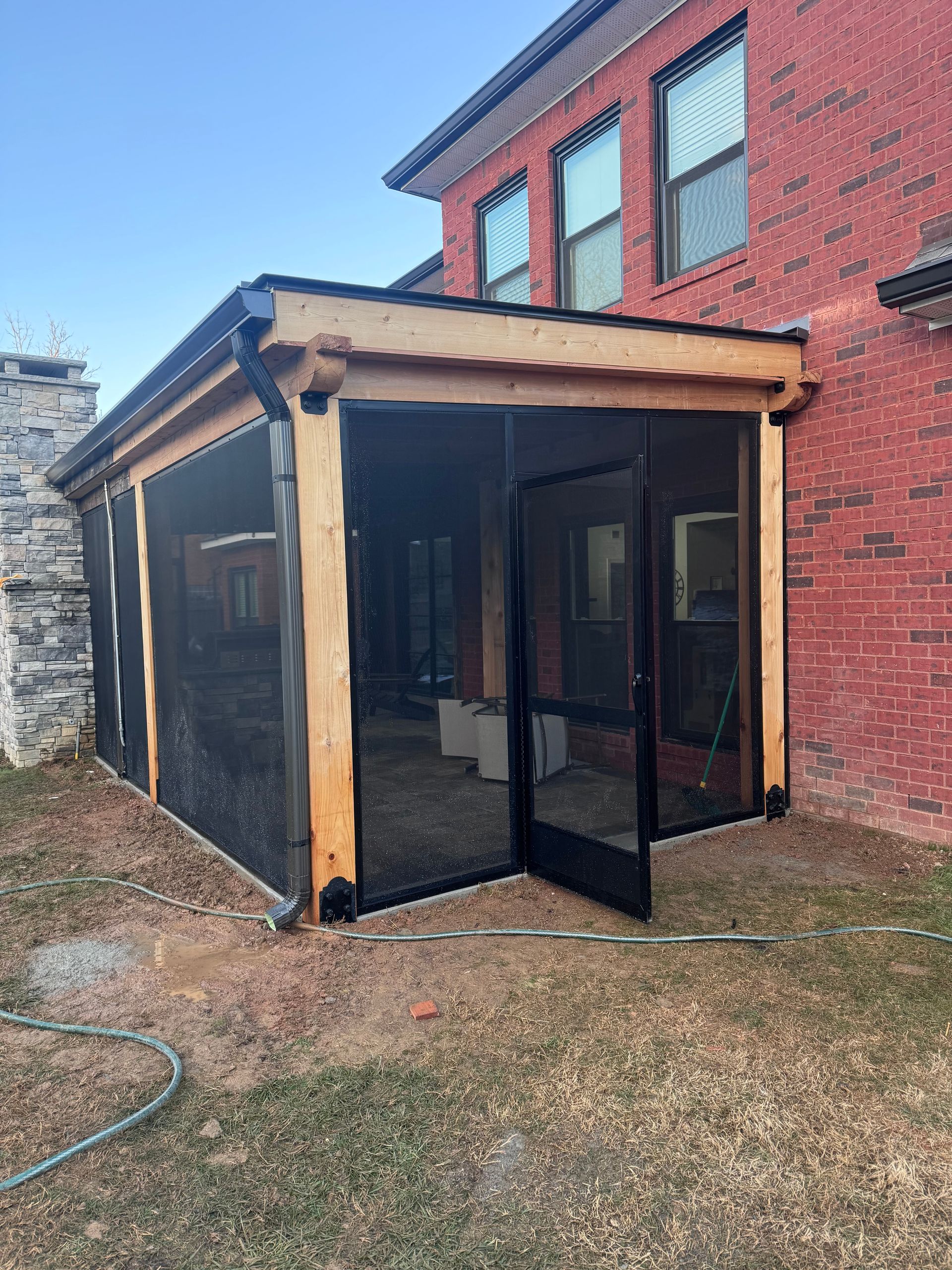 Cedar Screen enclosure