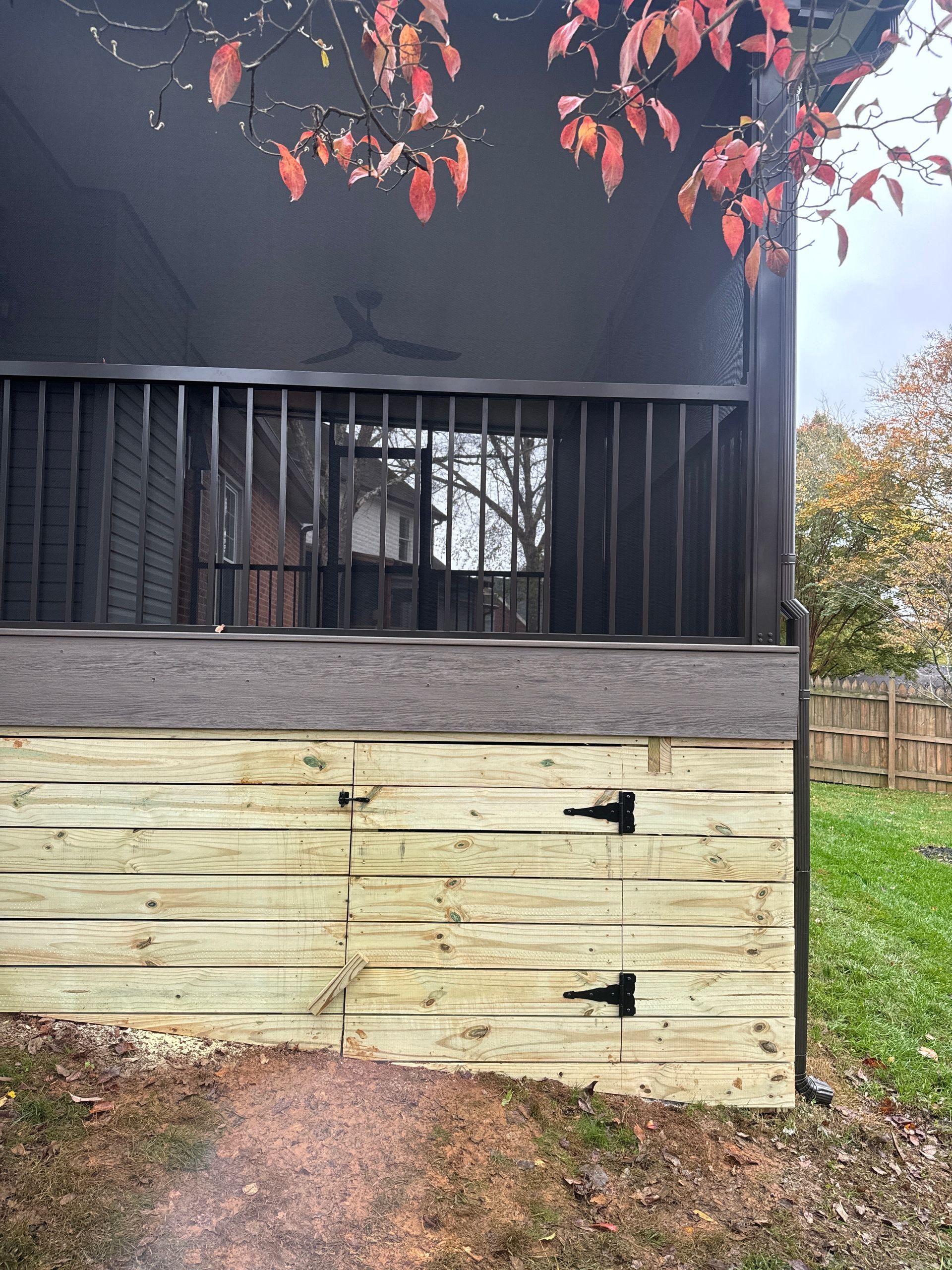 Custom Deck with Screens