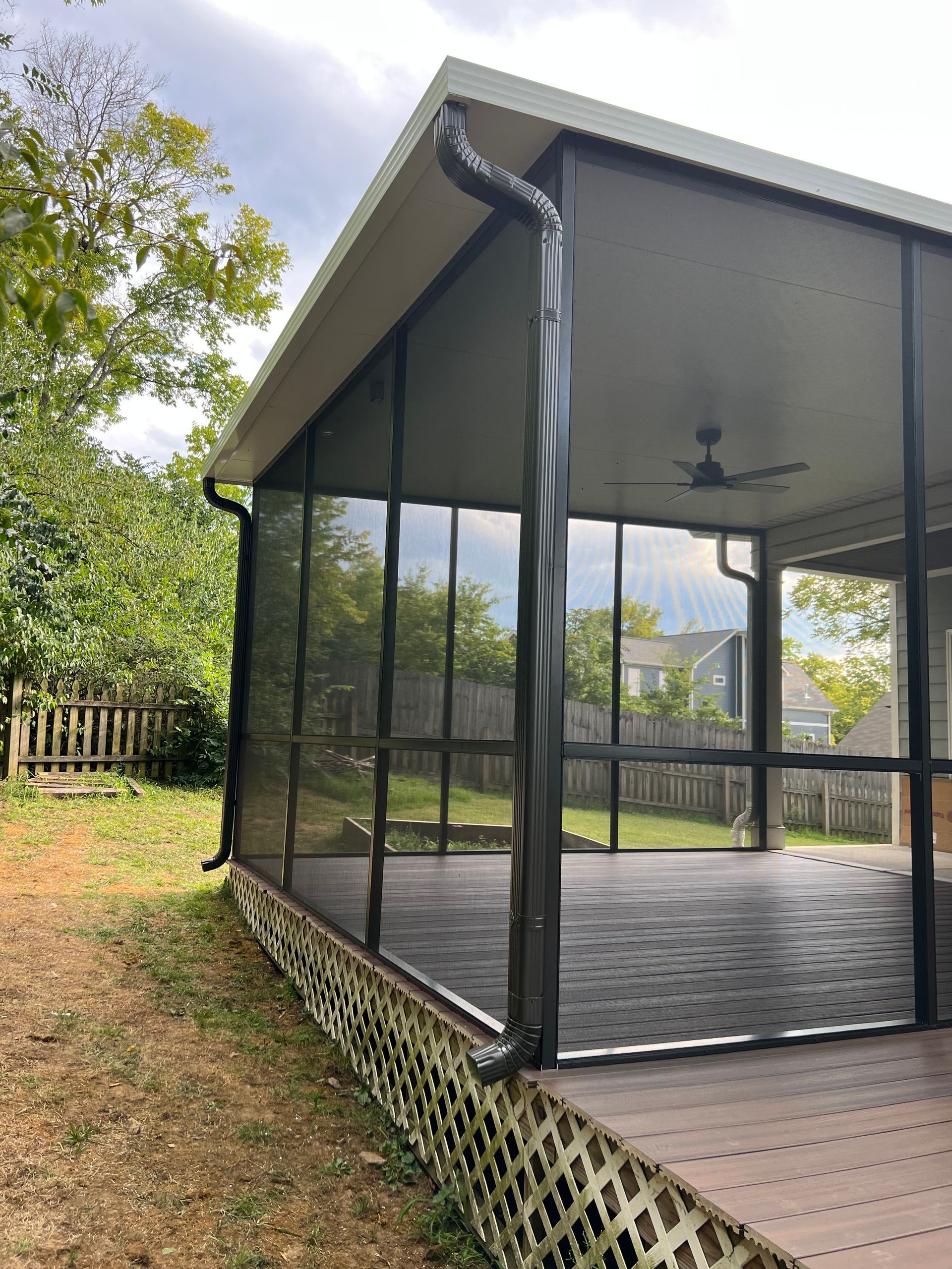 Screened in porch