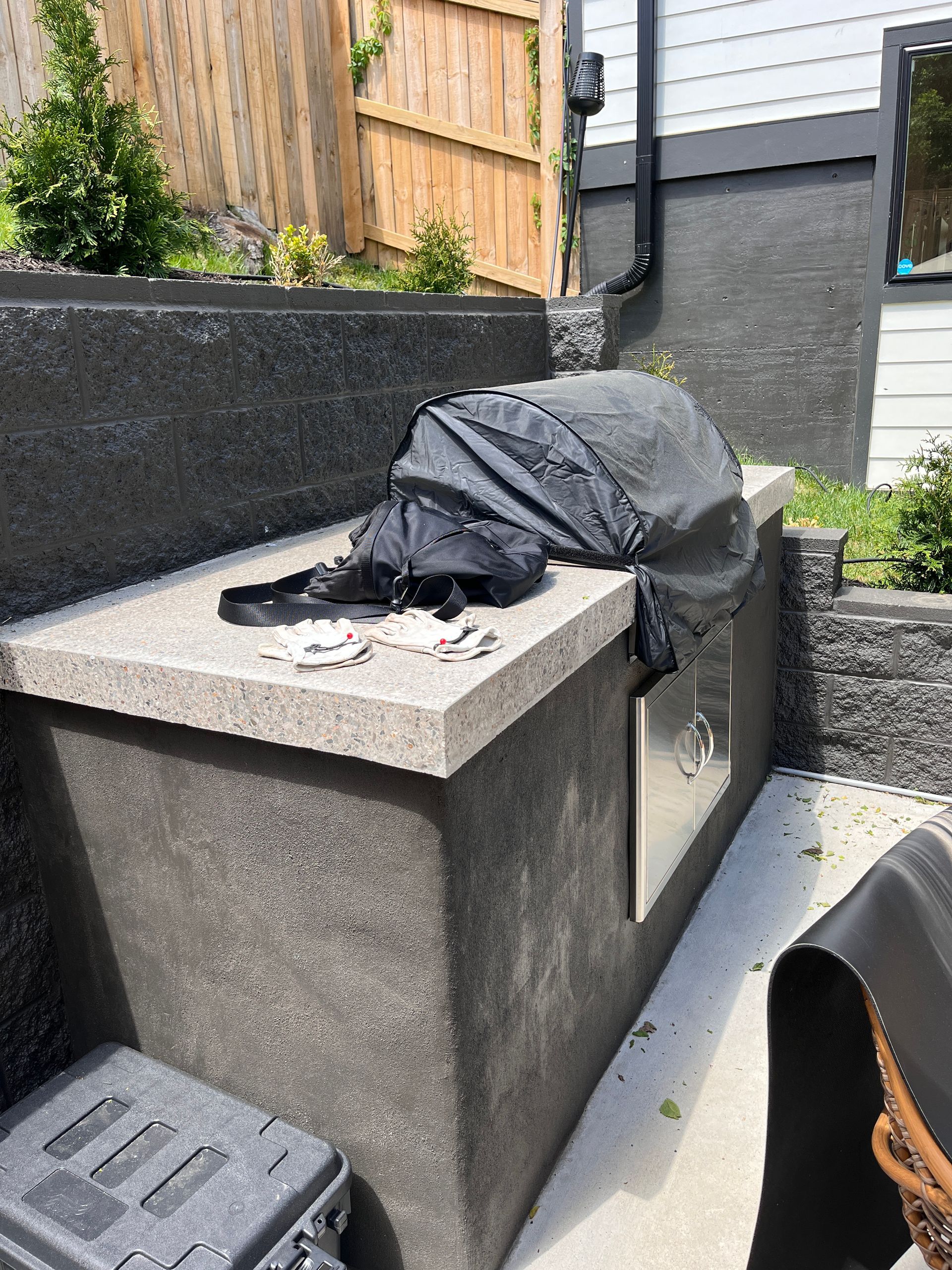 concrete countertop outdoor kitchen lebanon tn