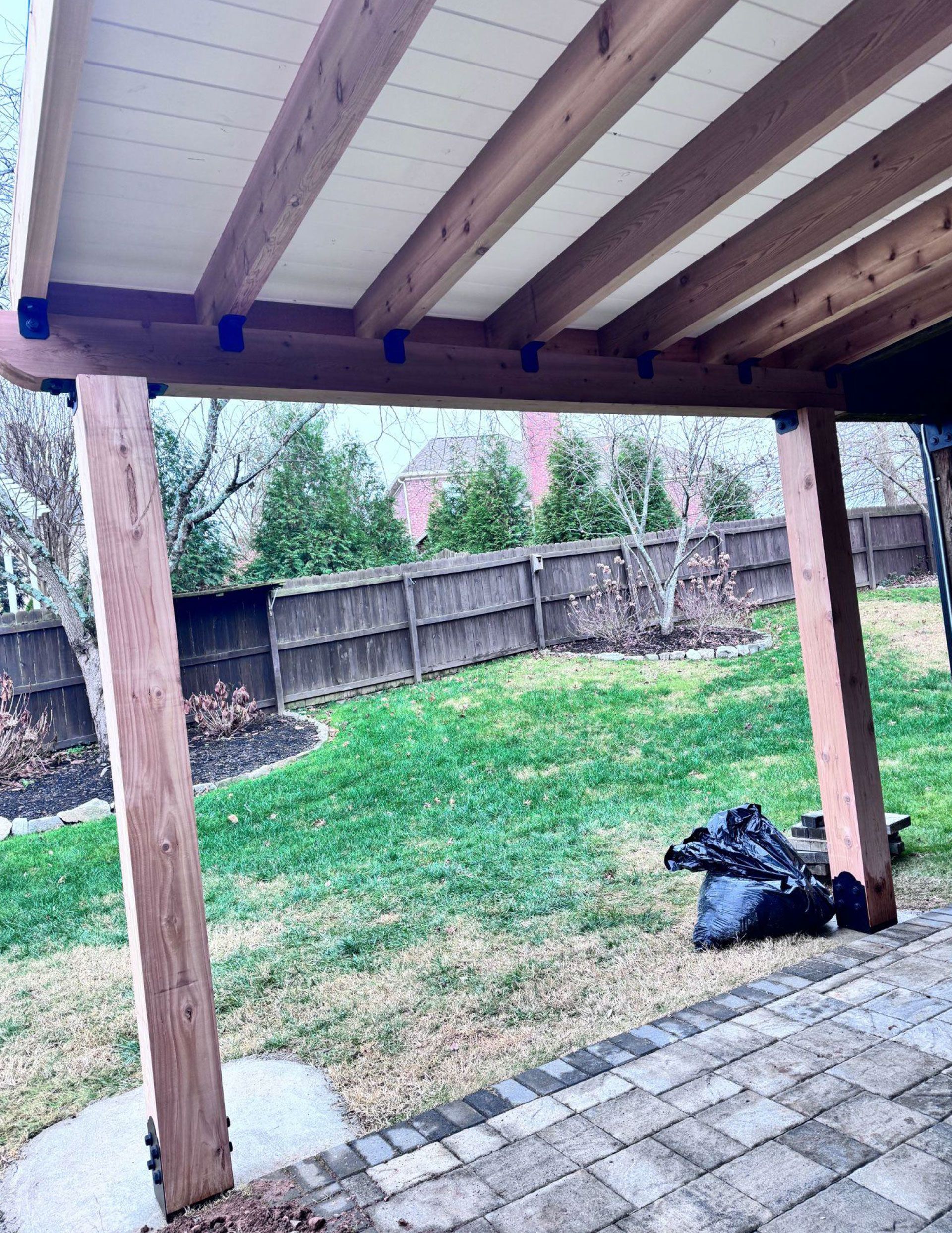 Patio without cover