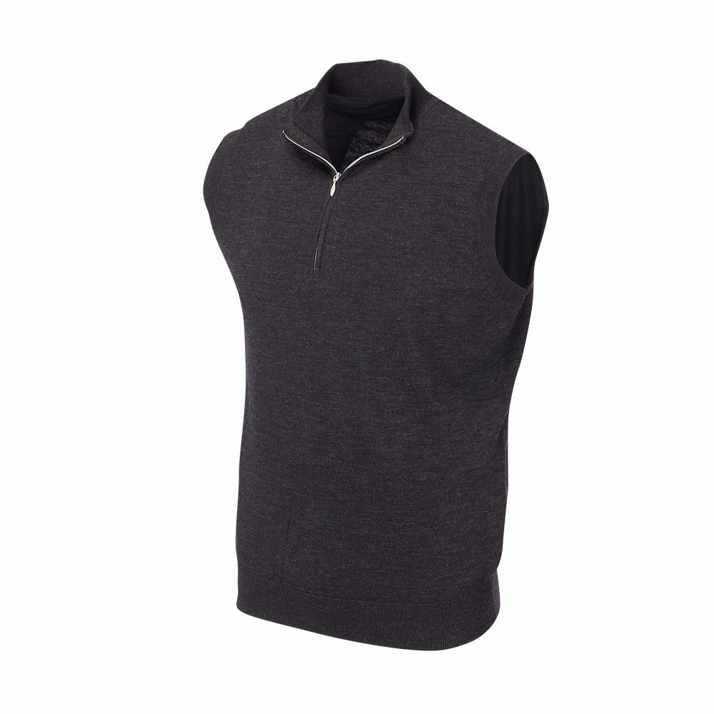 The Chitown Merino Vest Half Zip