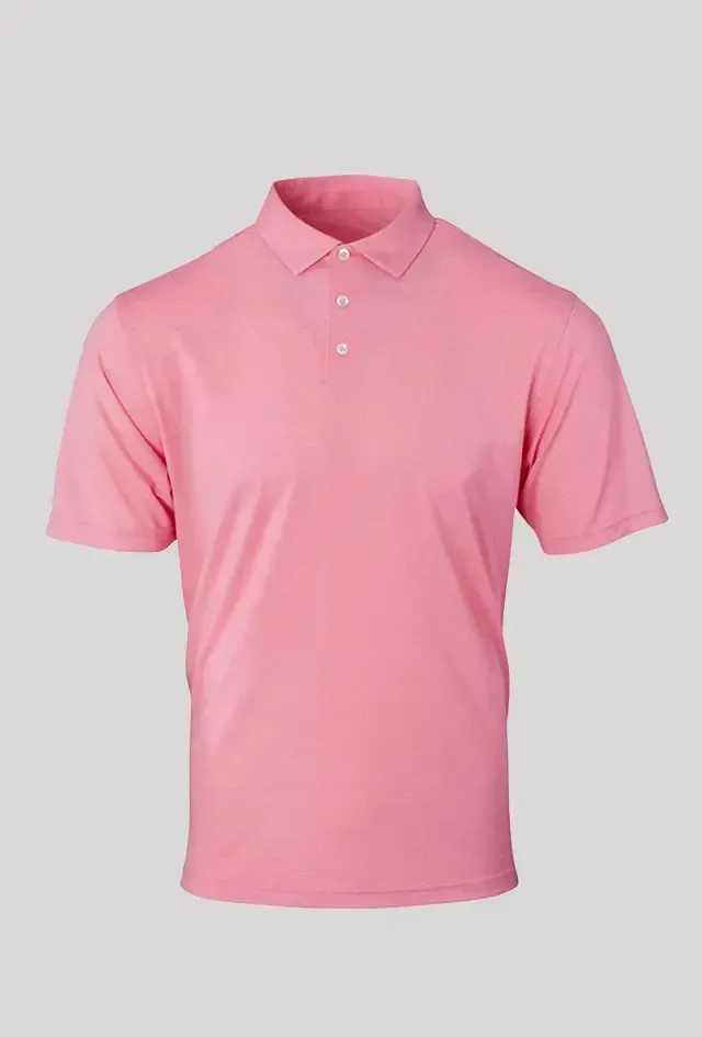 Female Strong Men's Butter Stripe Sleeveless Polo Peppermint