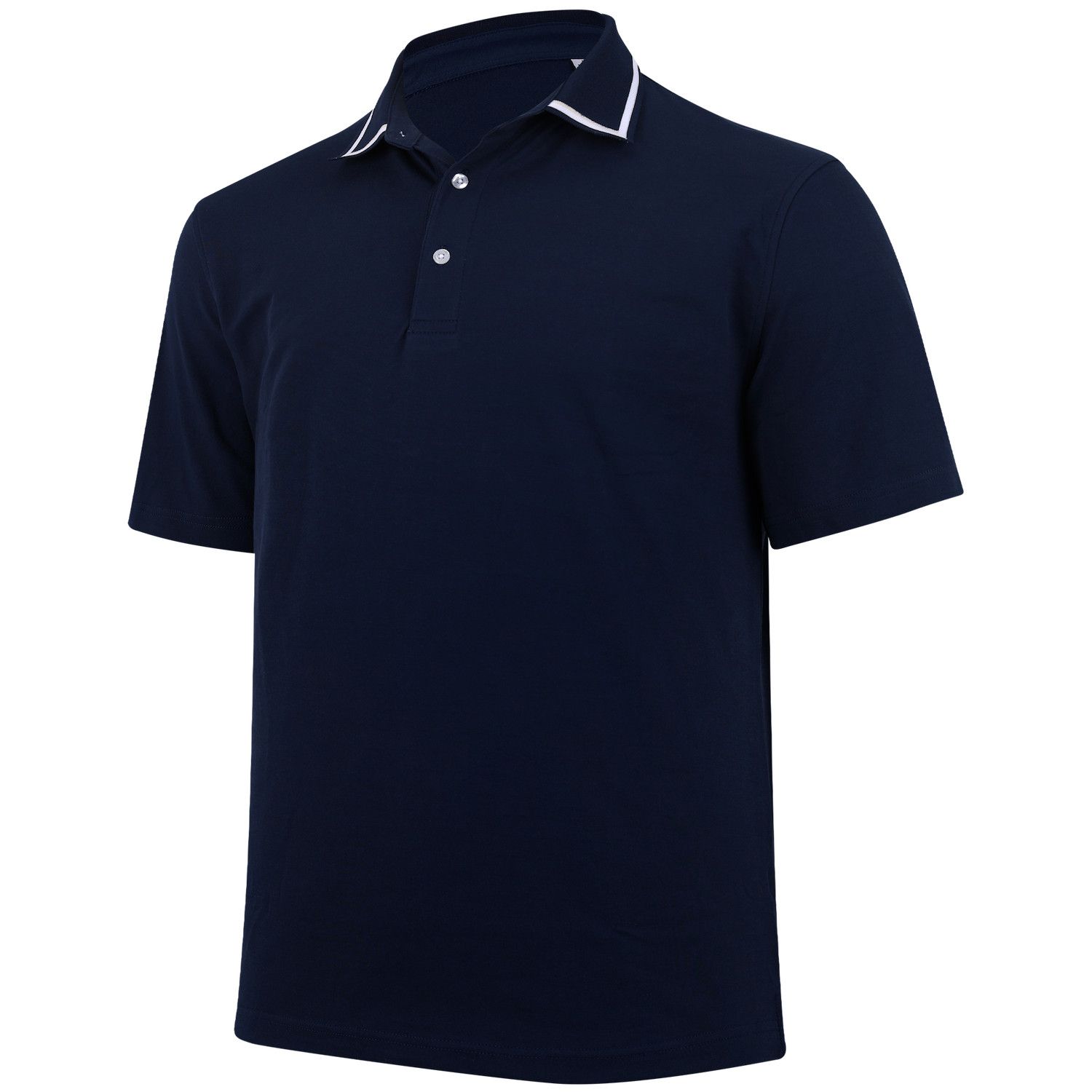 Hall Knit Collar Pique Polo