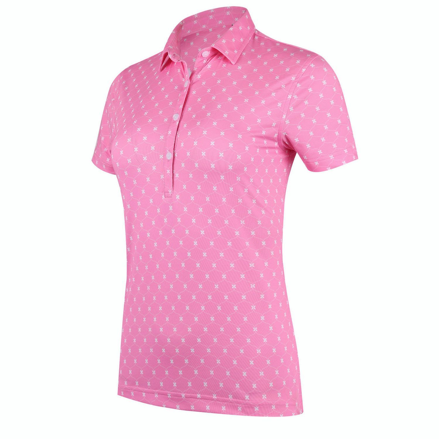Female Strong Women's Lanai Ecotec Floral Polo