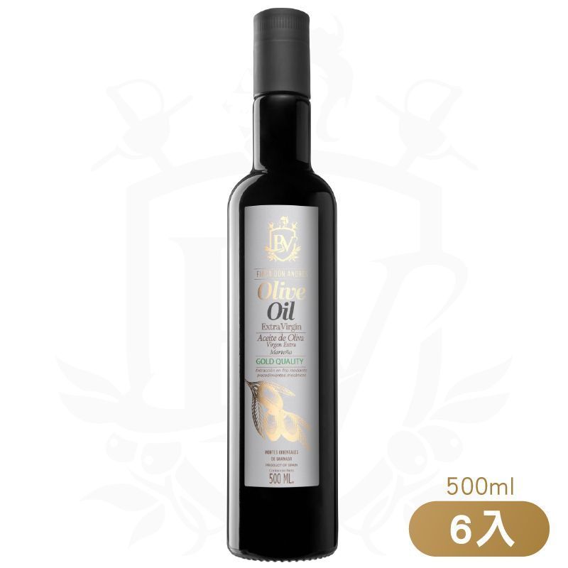 安德列斯莊園-特級初榨橄欖油 500ml（頂級綠金限量6入原裝箱）