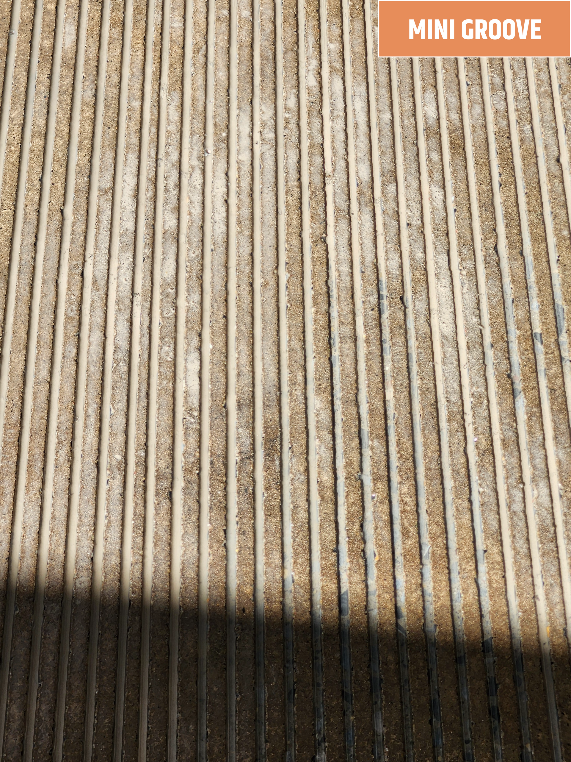 Mini grooves