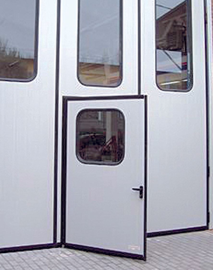 Porta pedonale per portoni a libro