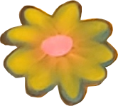 drawing of a yellow daisy