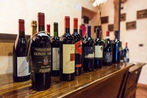 ampia scelta di vini
