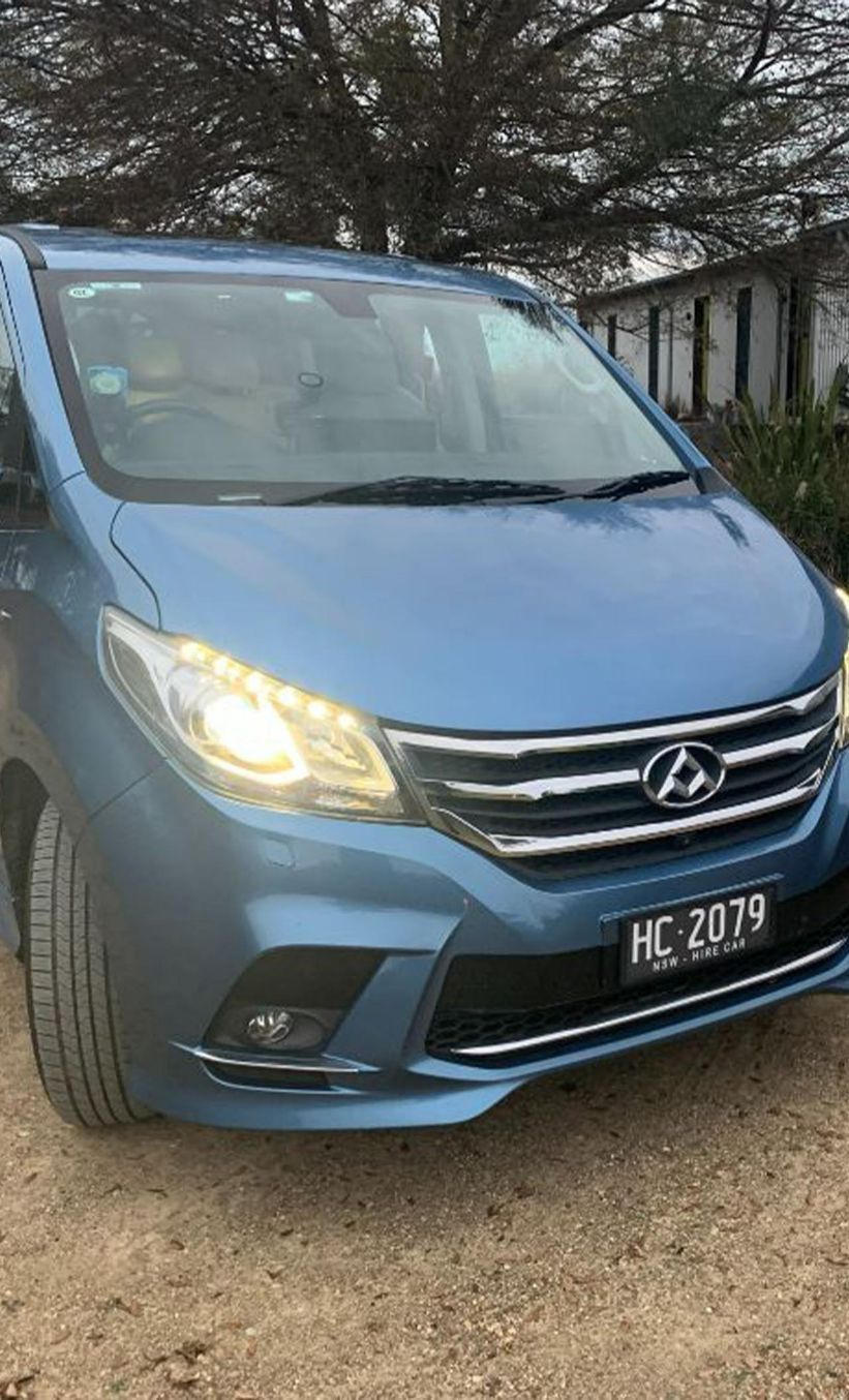 Side View of Blue Van — Transport in Argenton, NSW