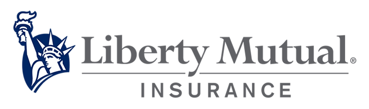 The logo for liberty mutual insurance has a statue of liberty on it.