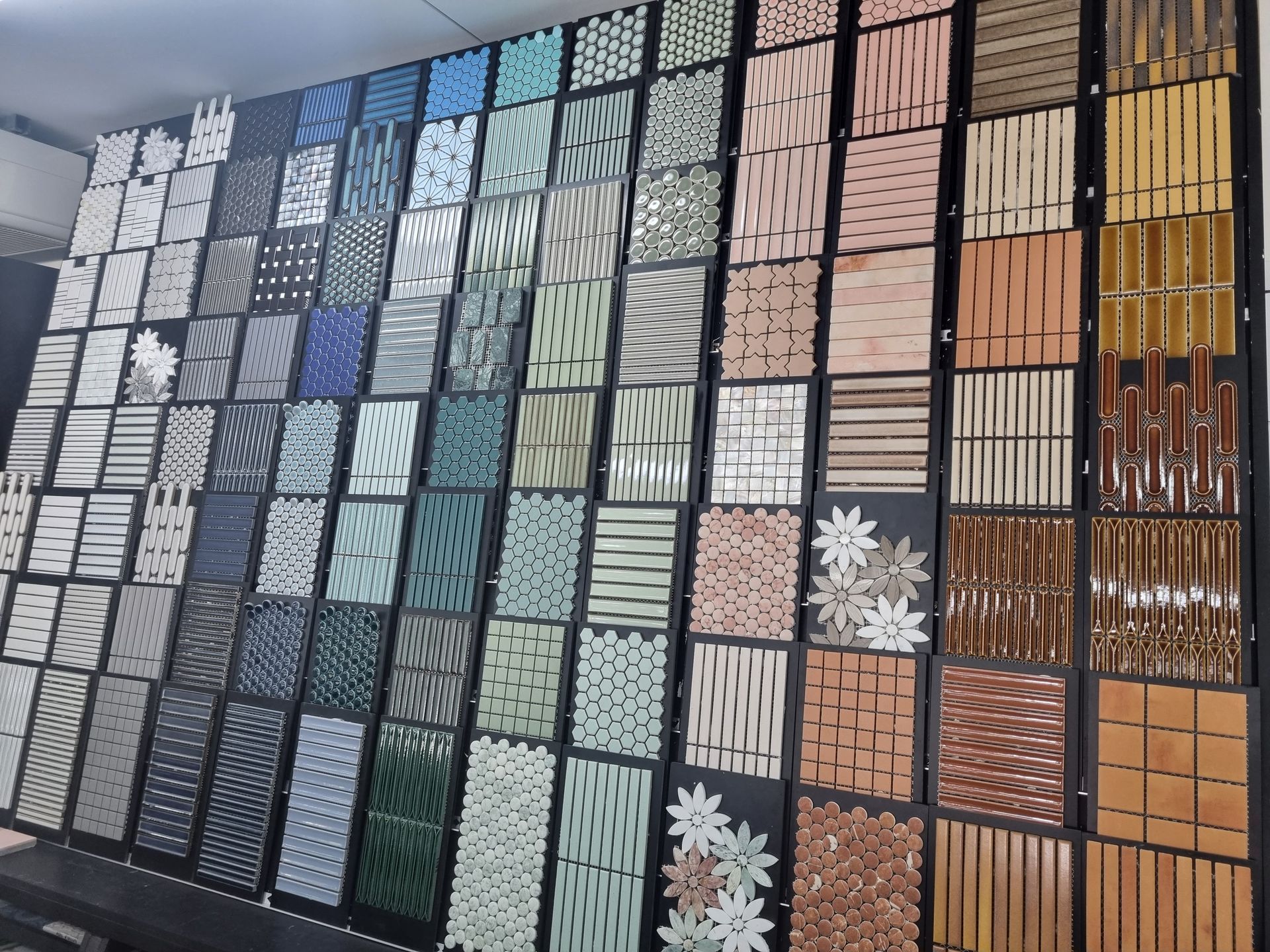 Mosaic Tiles Displayed on the Wall — Tile Supplies in Alstonville in Alstonville, NSW