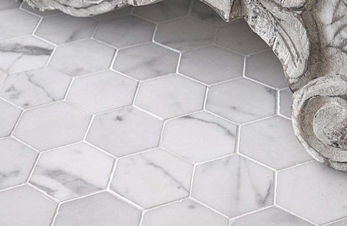 Hexagonal Marble — Tile Supplies in Alstonville, NSW