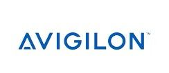 Avigilon logo in blue on a white background.
