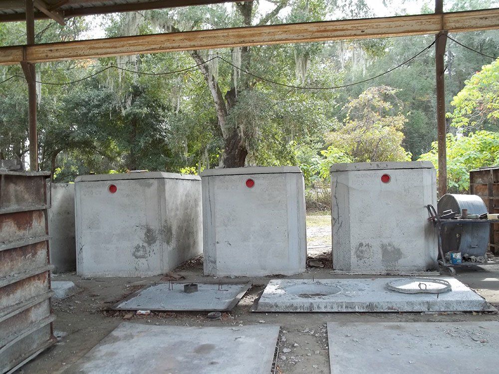 completed septic tanks