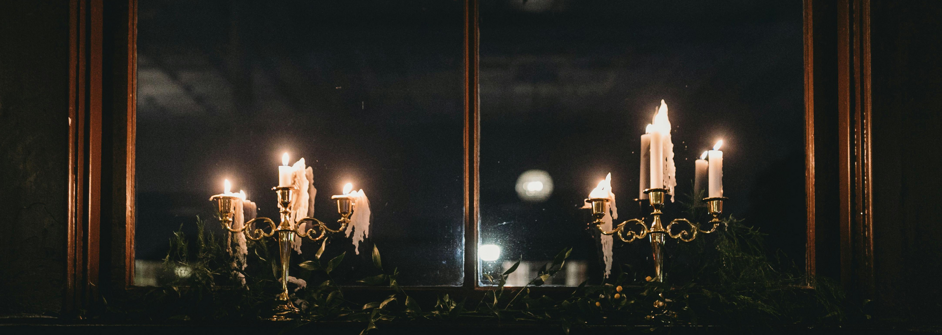 Picture of festive candles.