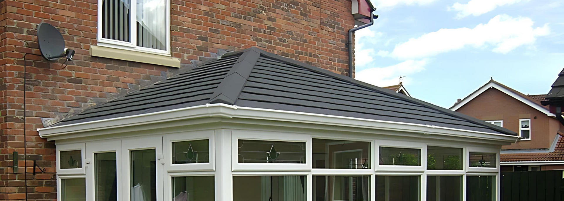 Picture of a SupaLite conservatory roof.