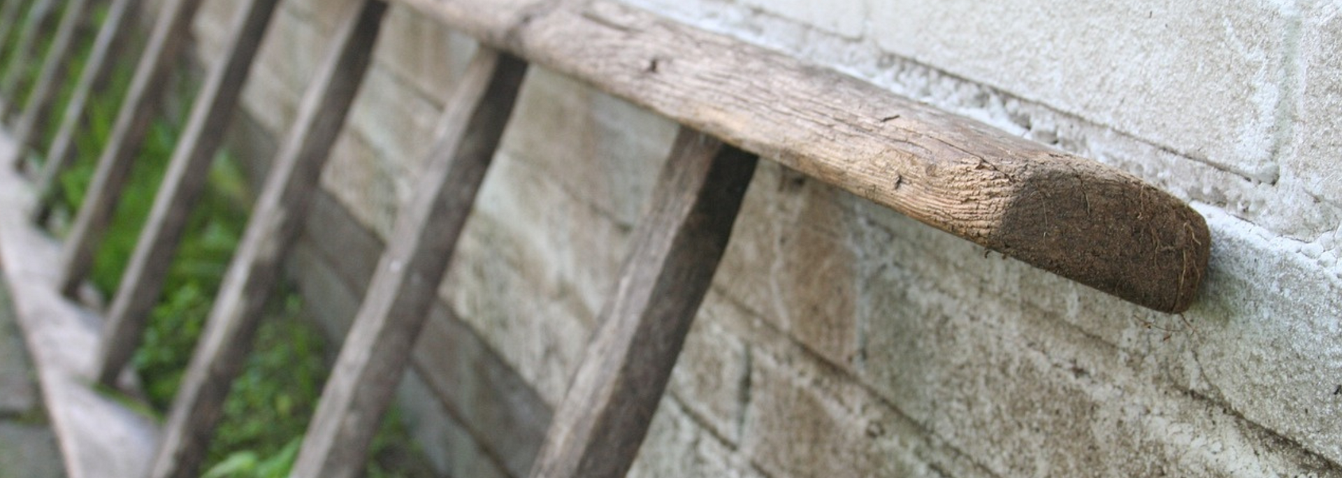 Picture of a ladder. Picture of a ladder.
