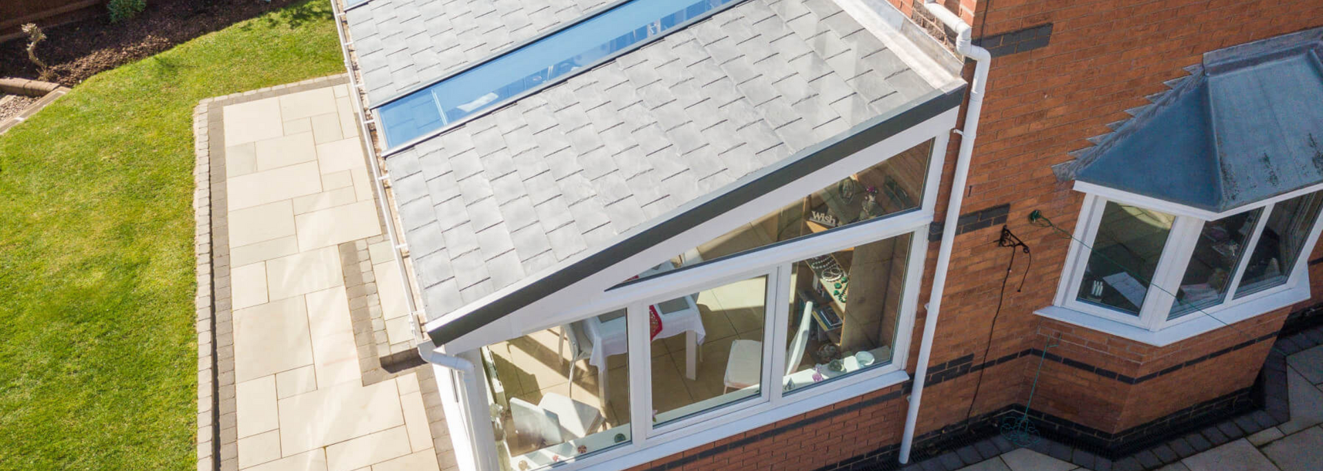 Picture of a lean-to conservatory.