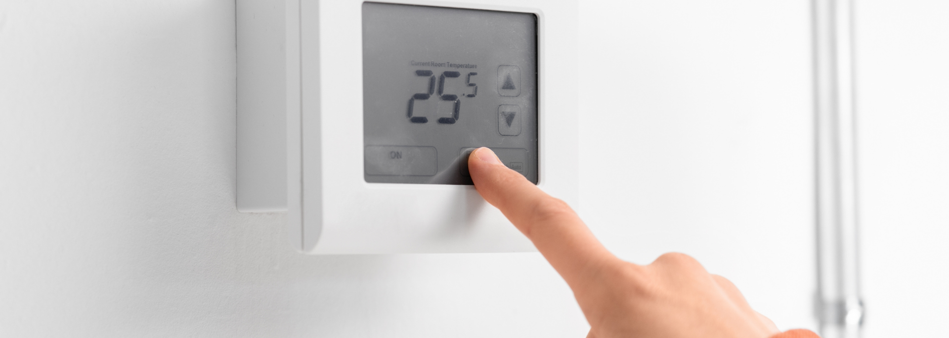 Picture of a thermostat. Picture of a thermostat.