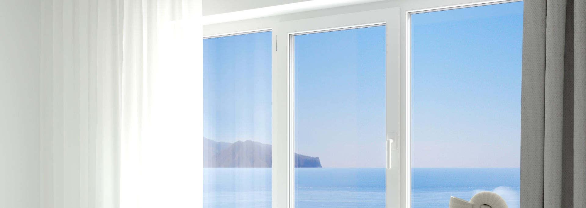 Picture of a new uPVC window. 