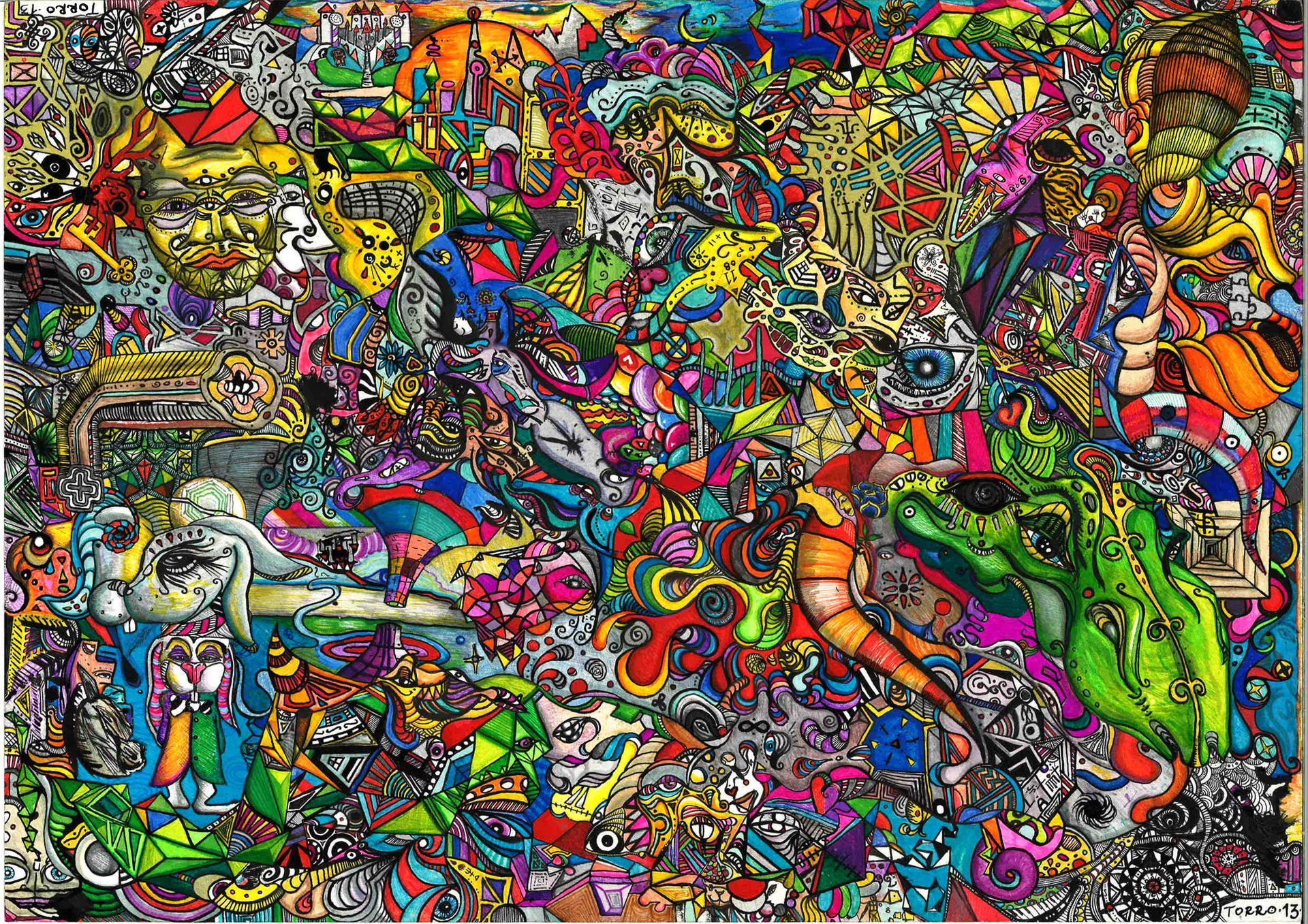 Draaken - illustration av Tony Torro