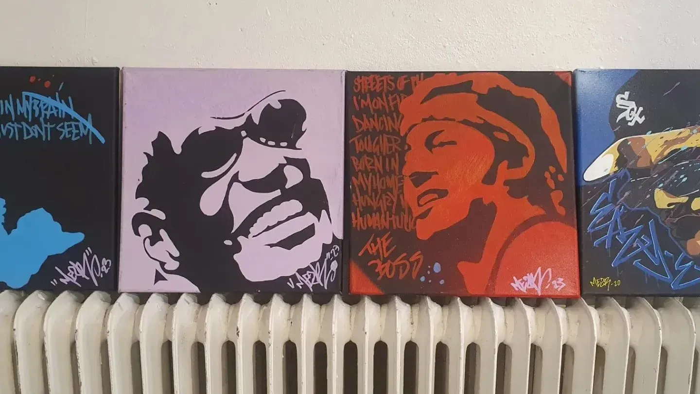 små tavlor av Jonas Finnze