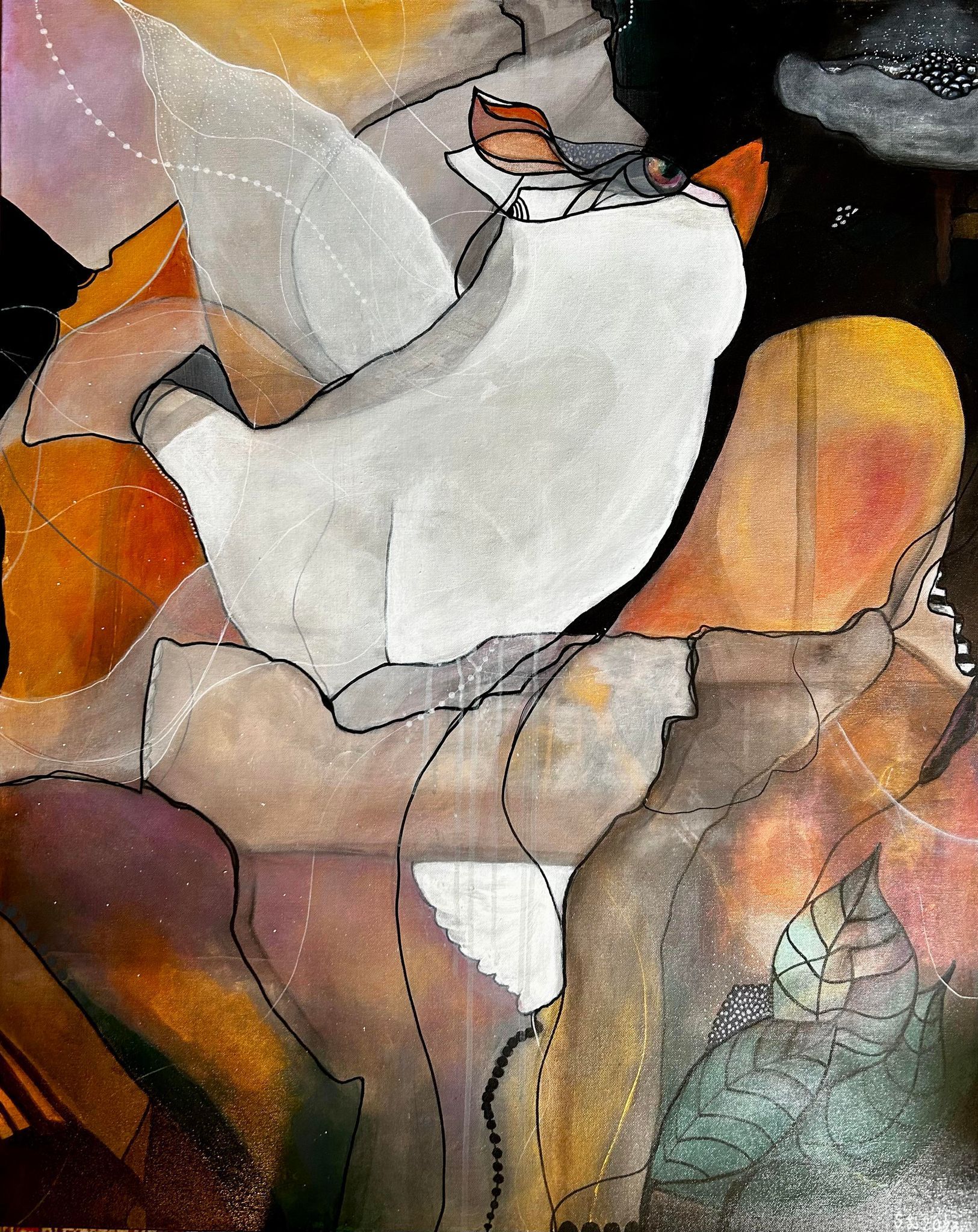 målning av Susanne Lovén