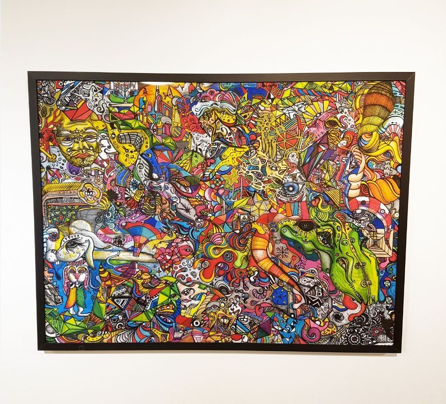 'Draaken' - konsttryck av Tony Torro