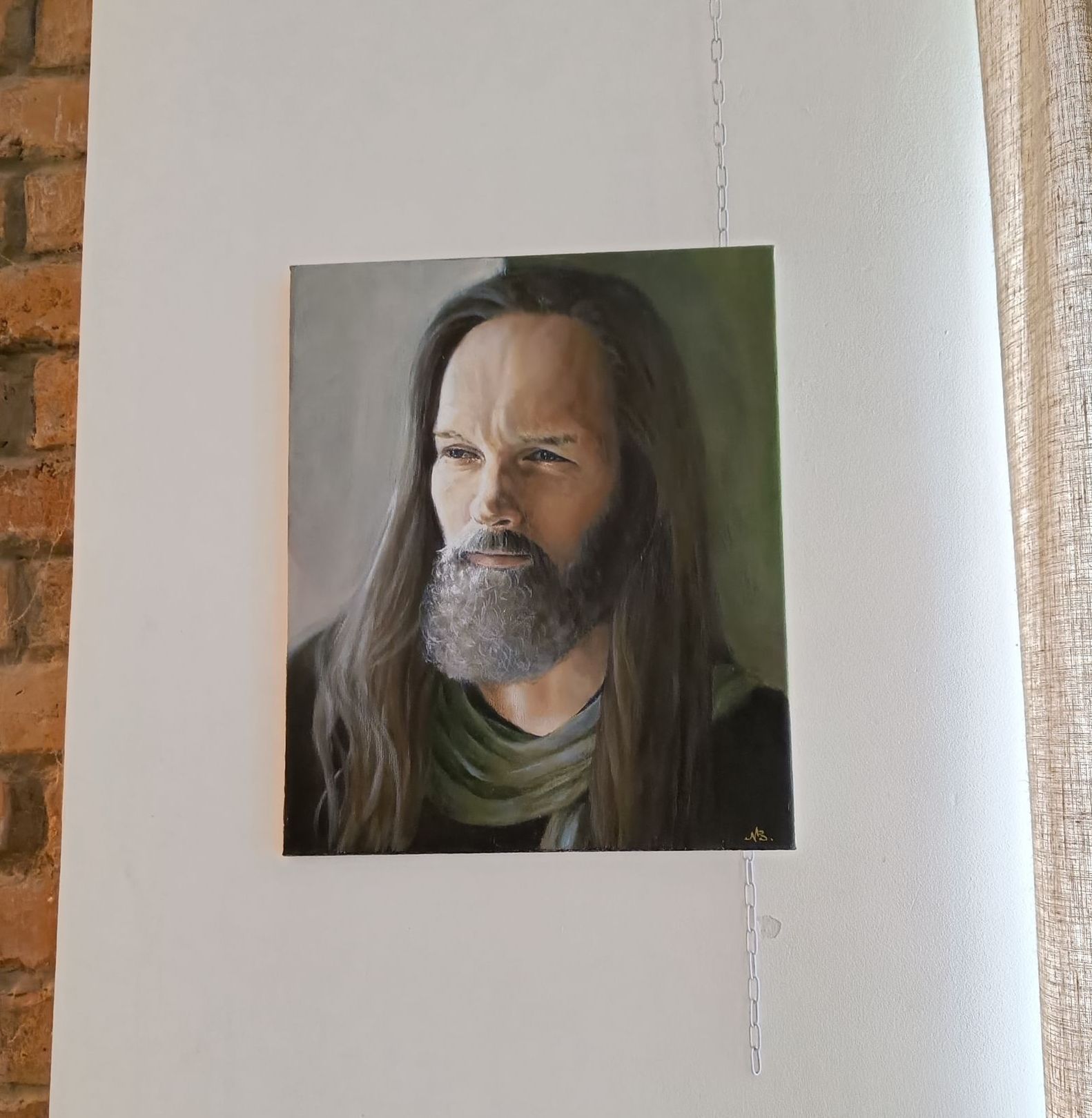 porträtt målat av Nina Björk