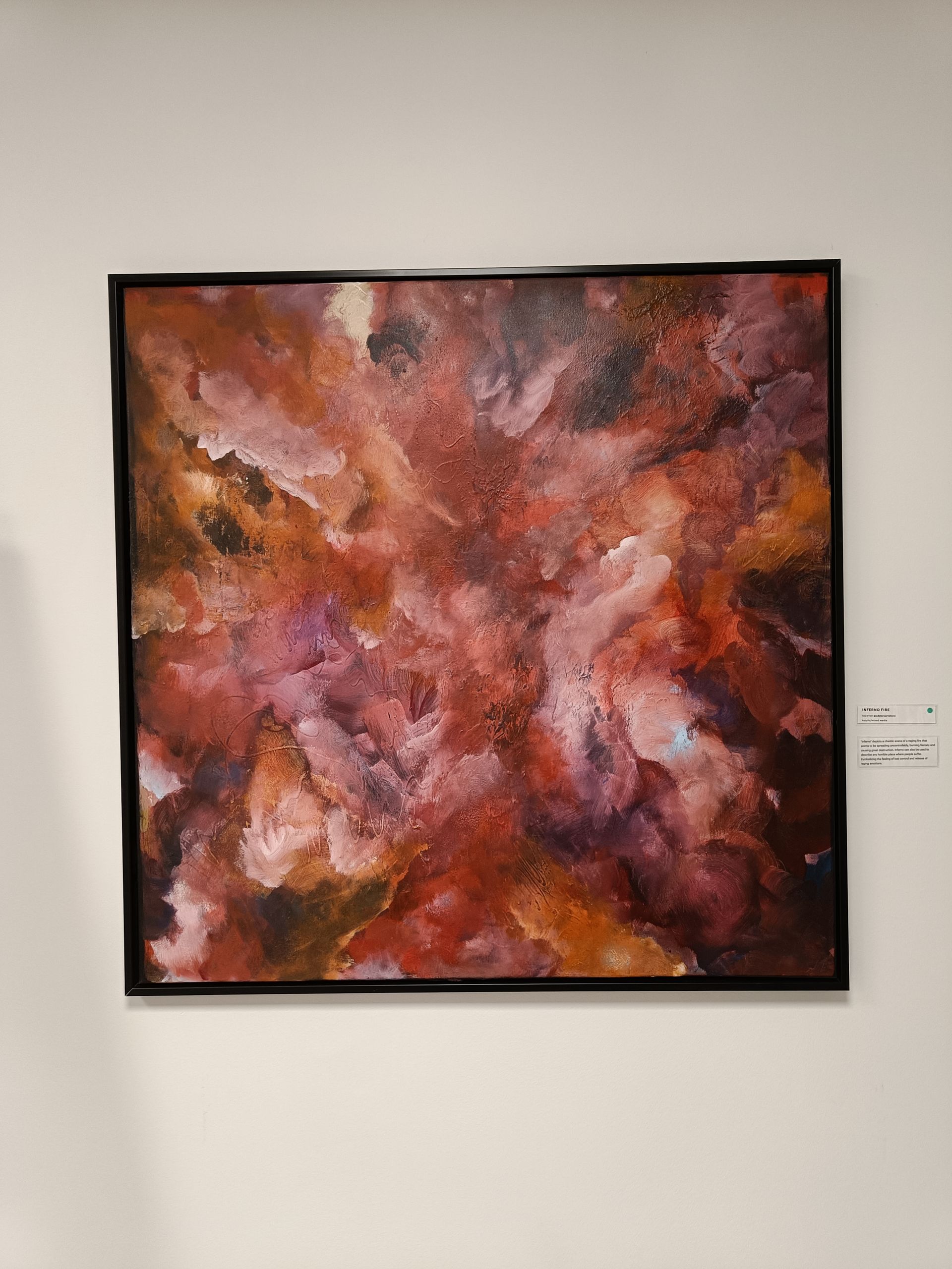 abstrakt målning av Hanna Meyer