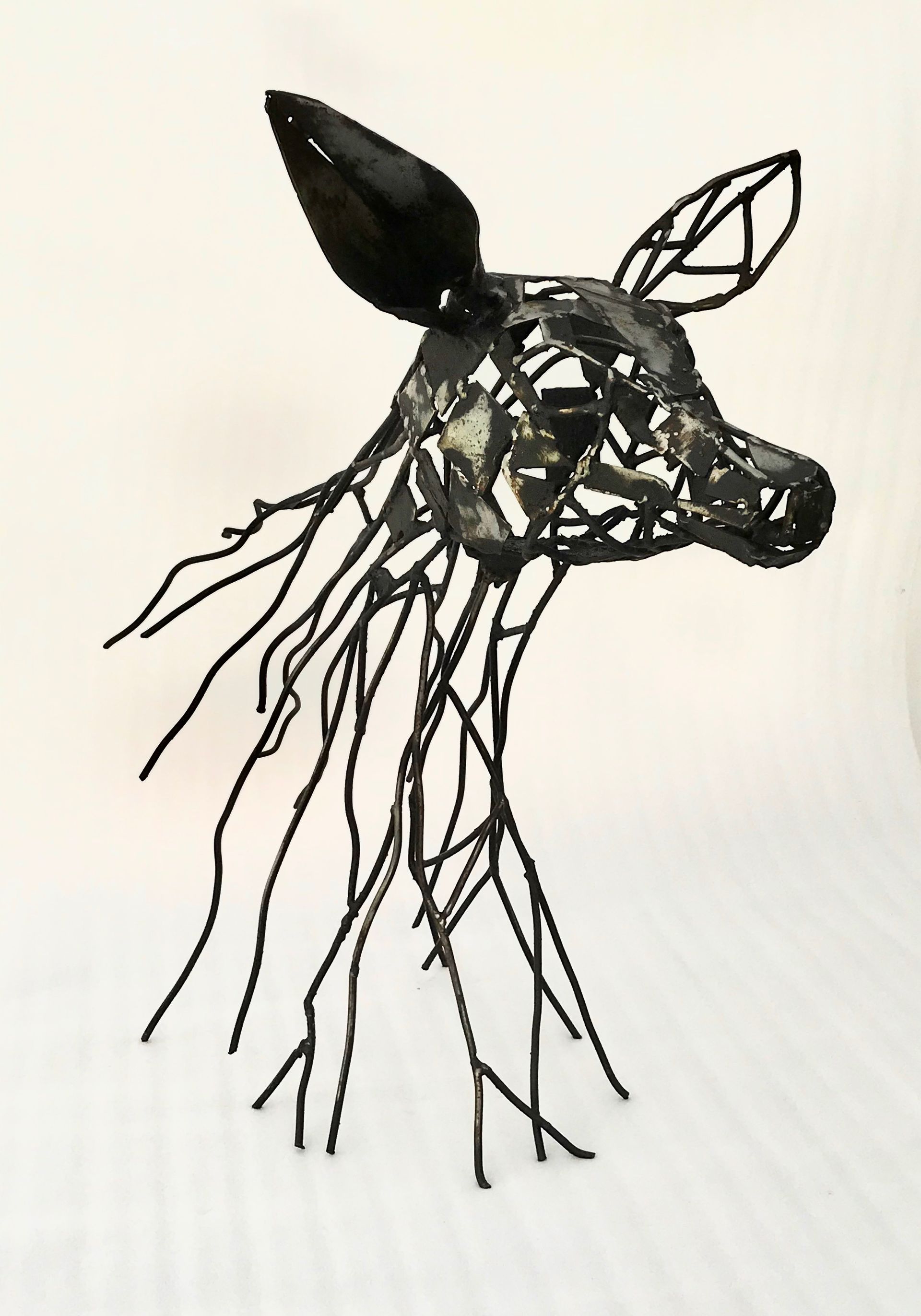 skulptur i metall av Olav Lunde