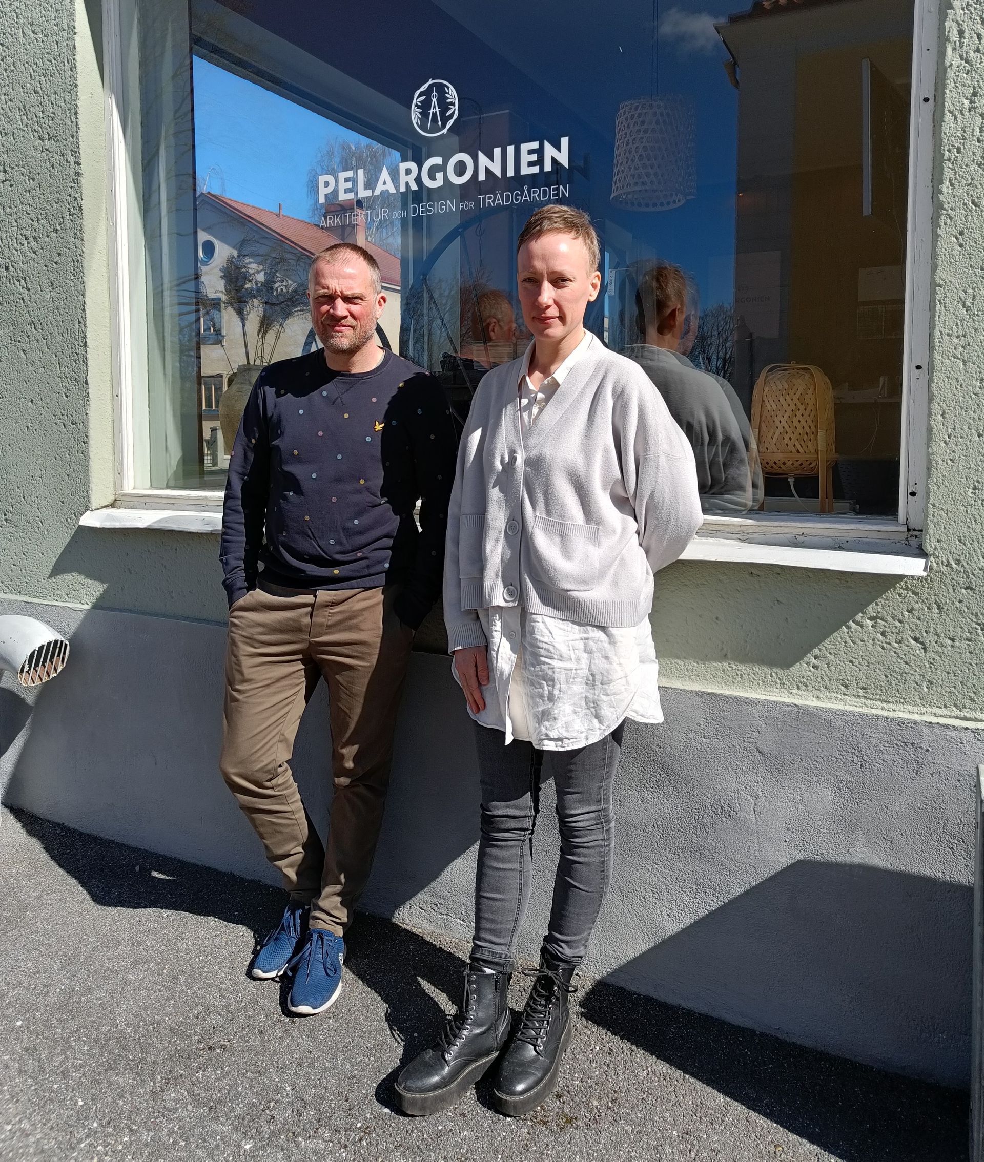 Trädgårdsföretaget Pelargonien med jOhan Andersson och Kersti Liss Nadjalin