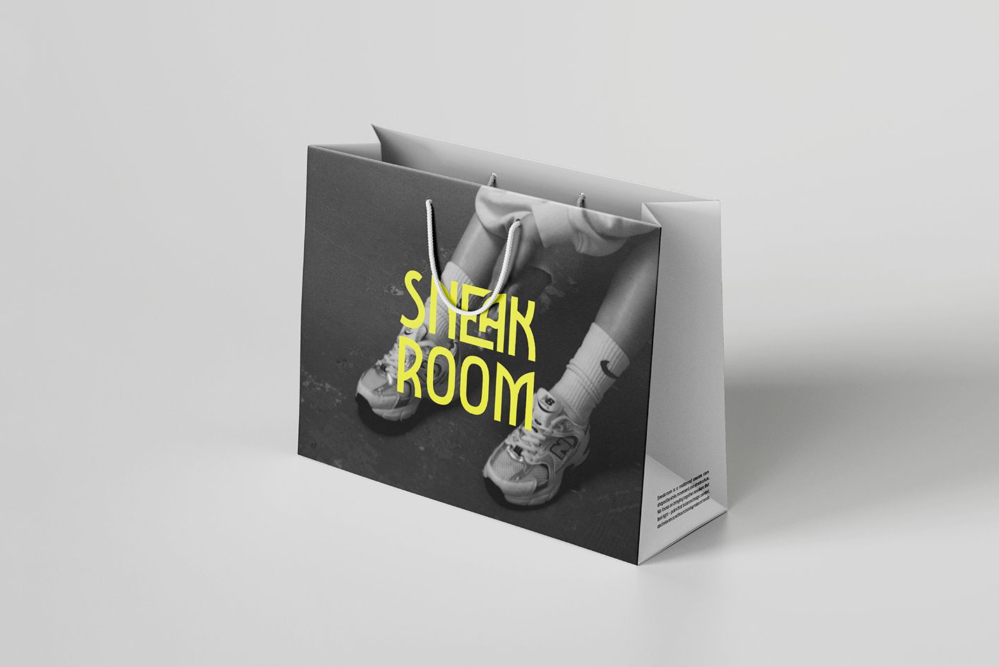 shoppingpåse med varumärke