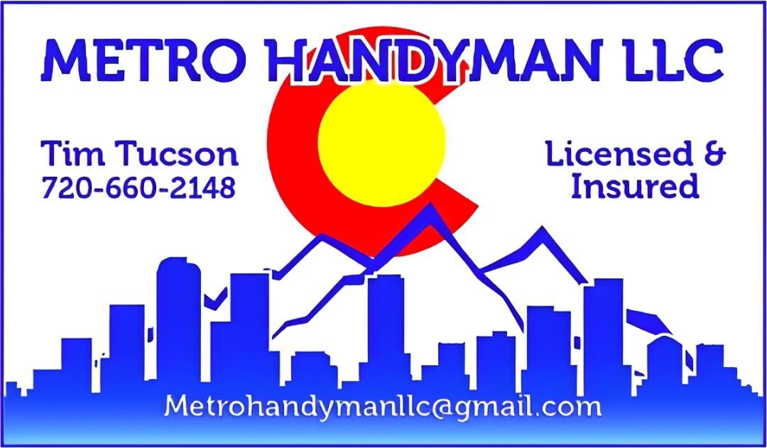 A logo for metro handyman llc in tucson