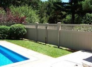 Custom wooden fencing for backyard Holbrook MA Mutual Fence Co Llc