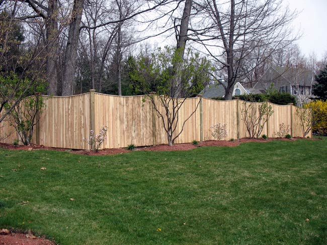custom wooden fencing for backyard Holbrook MA Mutual Fence Co Llc