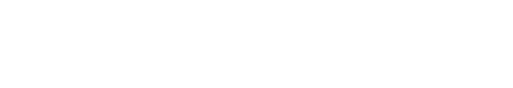 White logo against a white background with the word