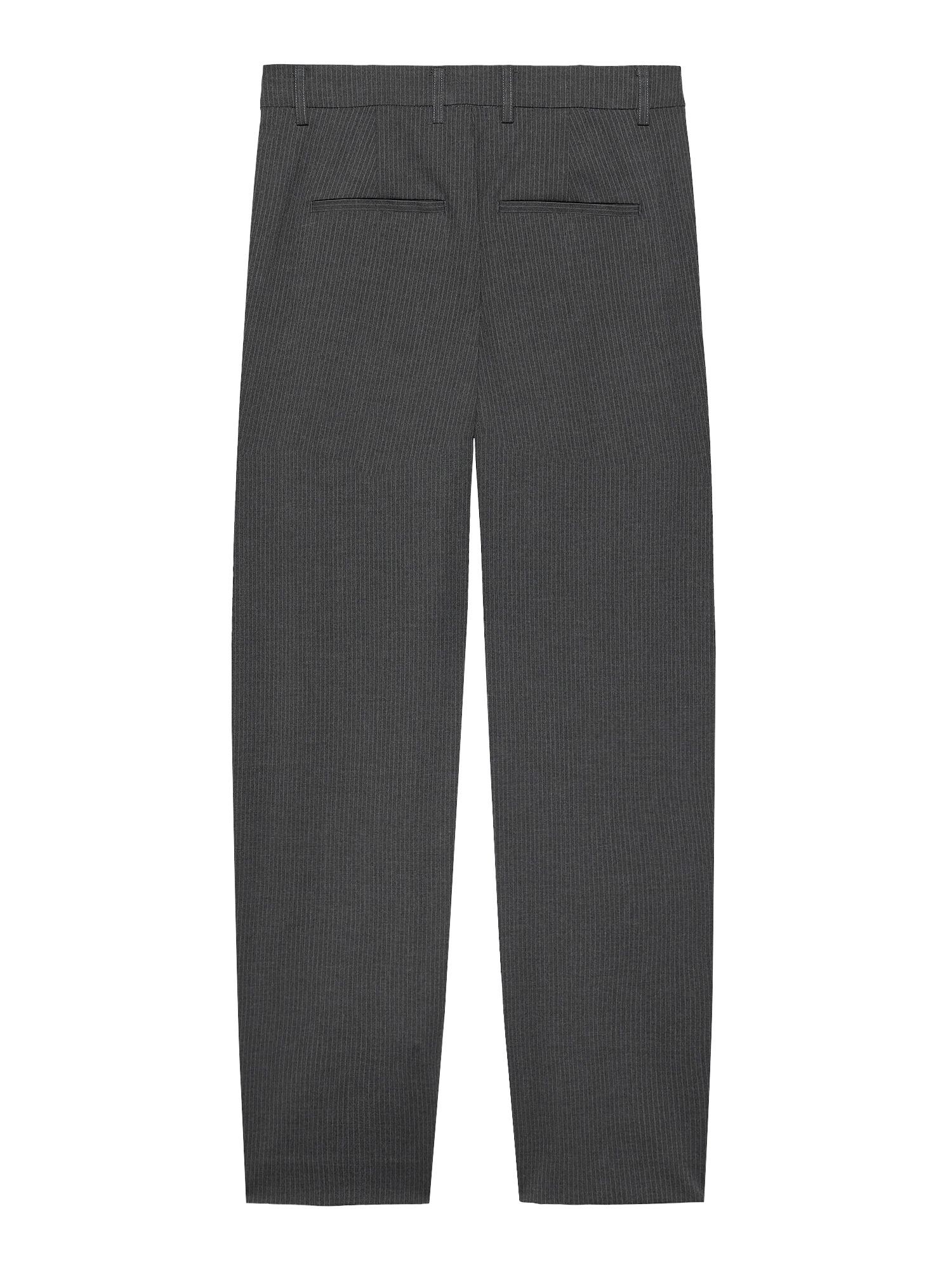 Pinstripe tapered trousers