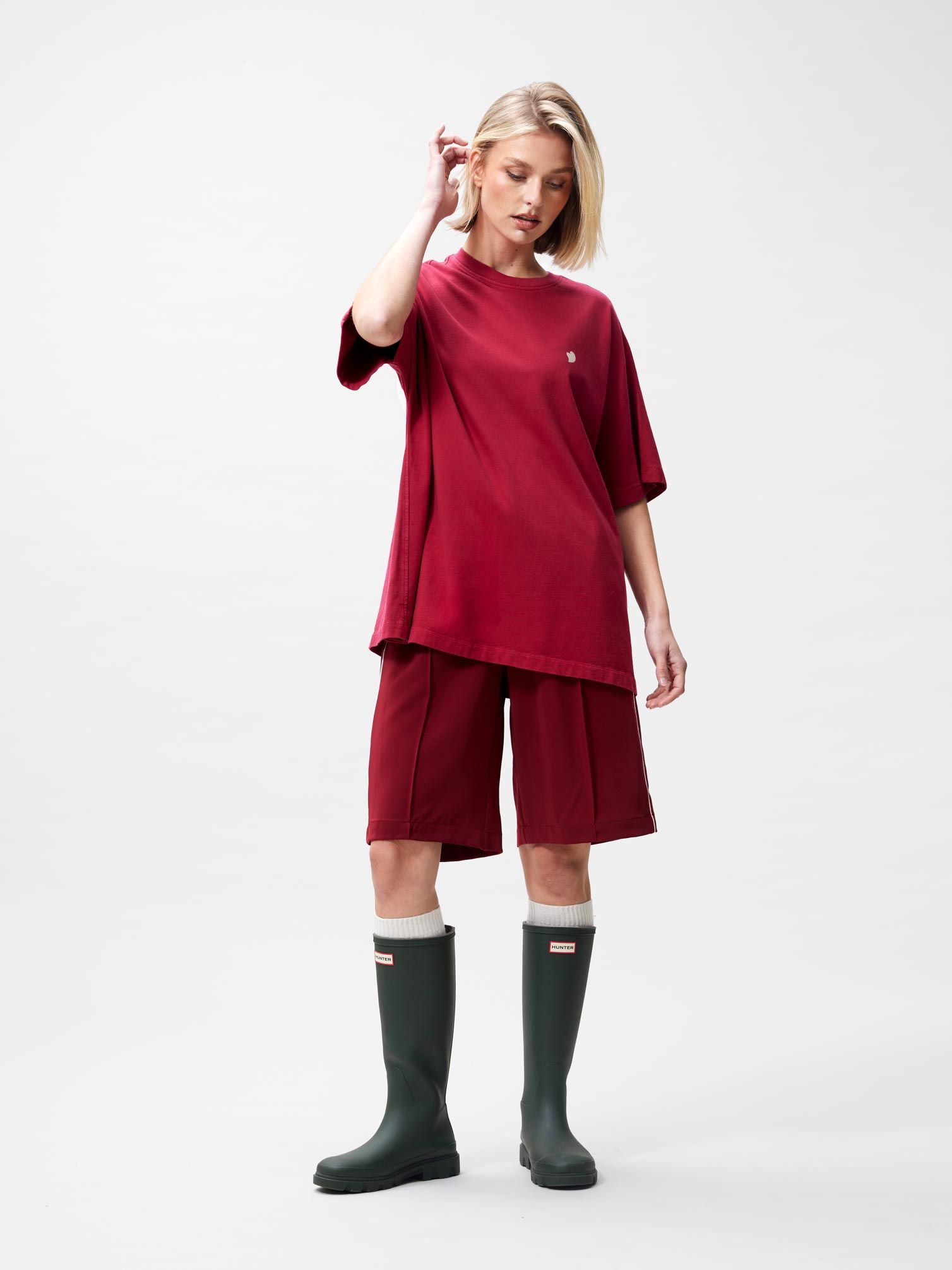 Oversized graphic Tshirt Rhubarb