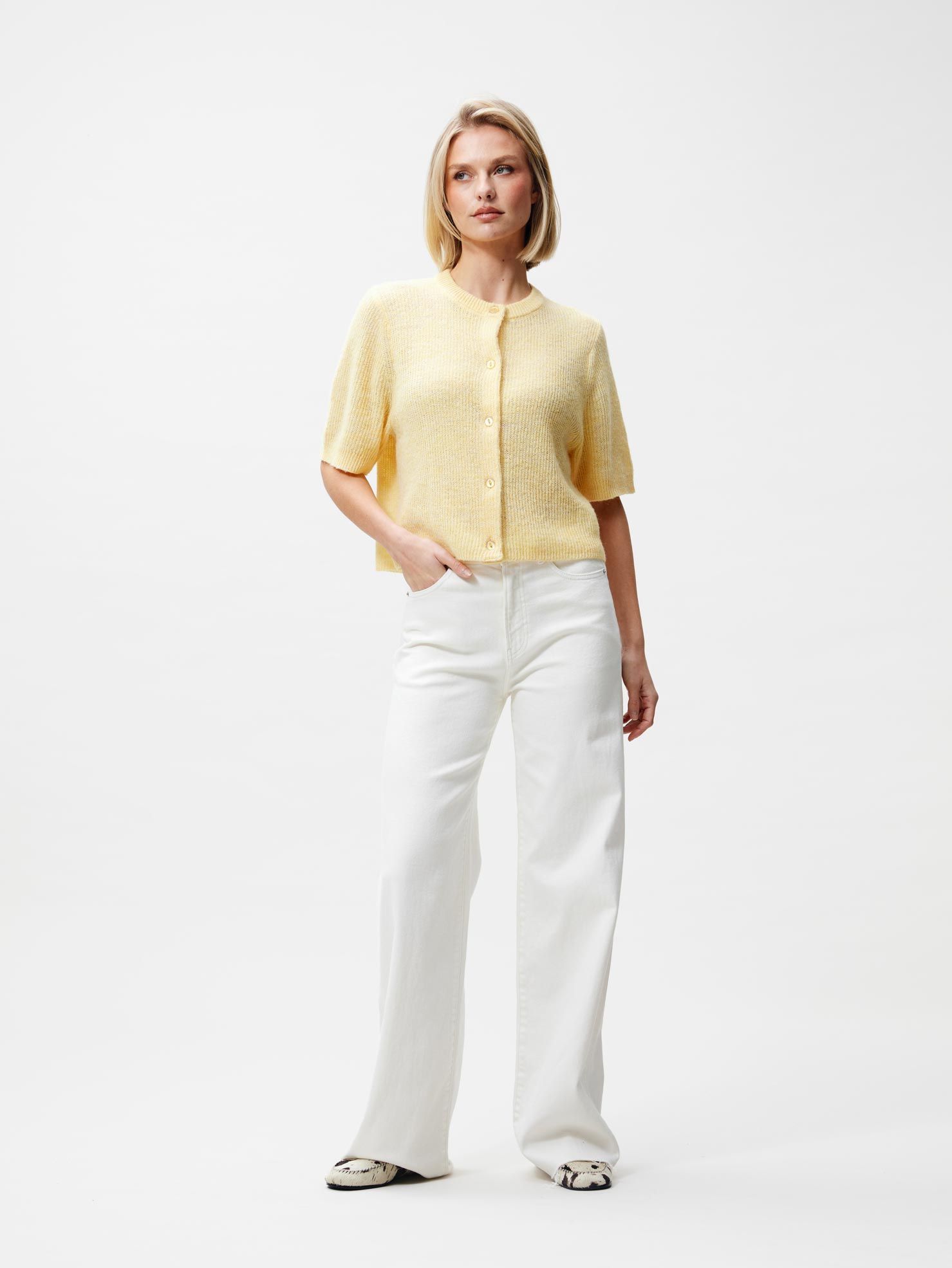 Loose fit jeans - Star white