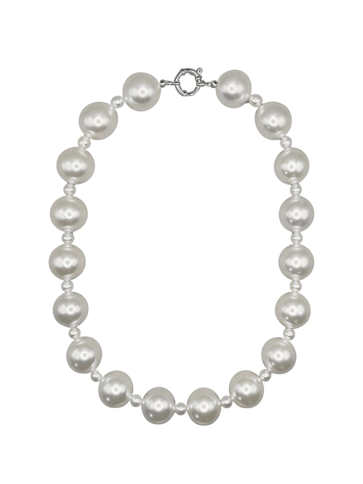 Moonlight pearl necklace