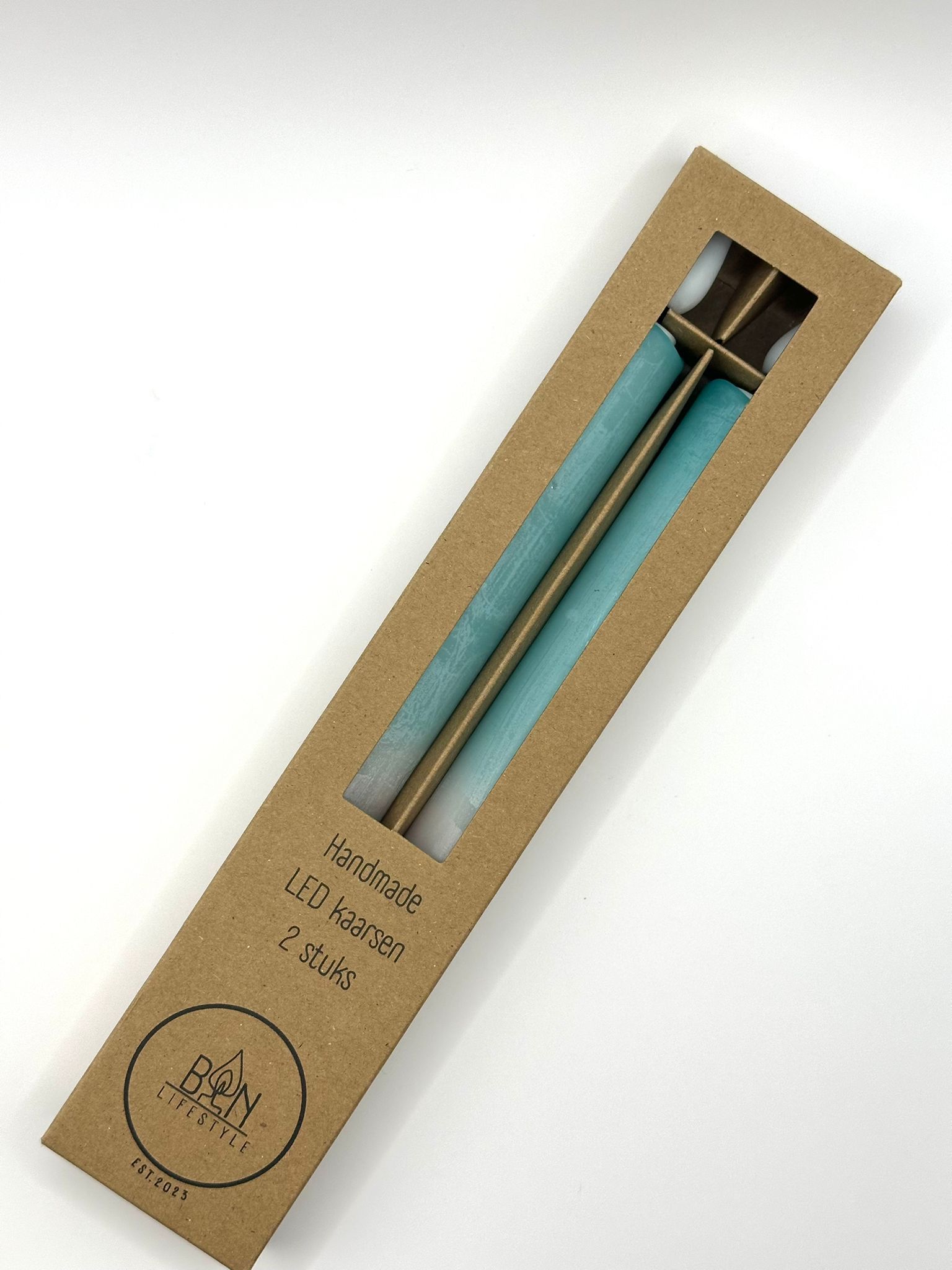 Led kaarsen - Blauw/paars