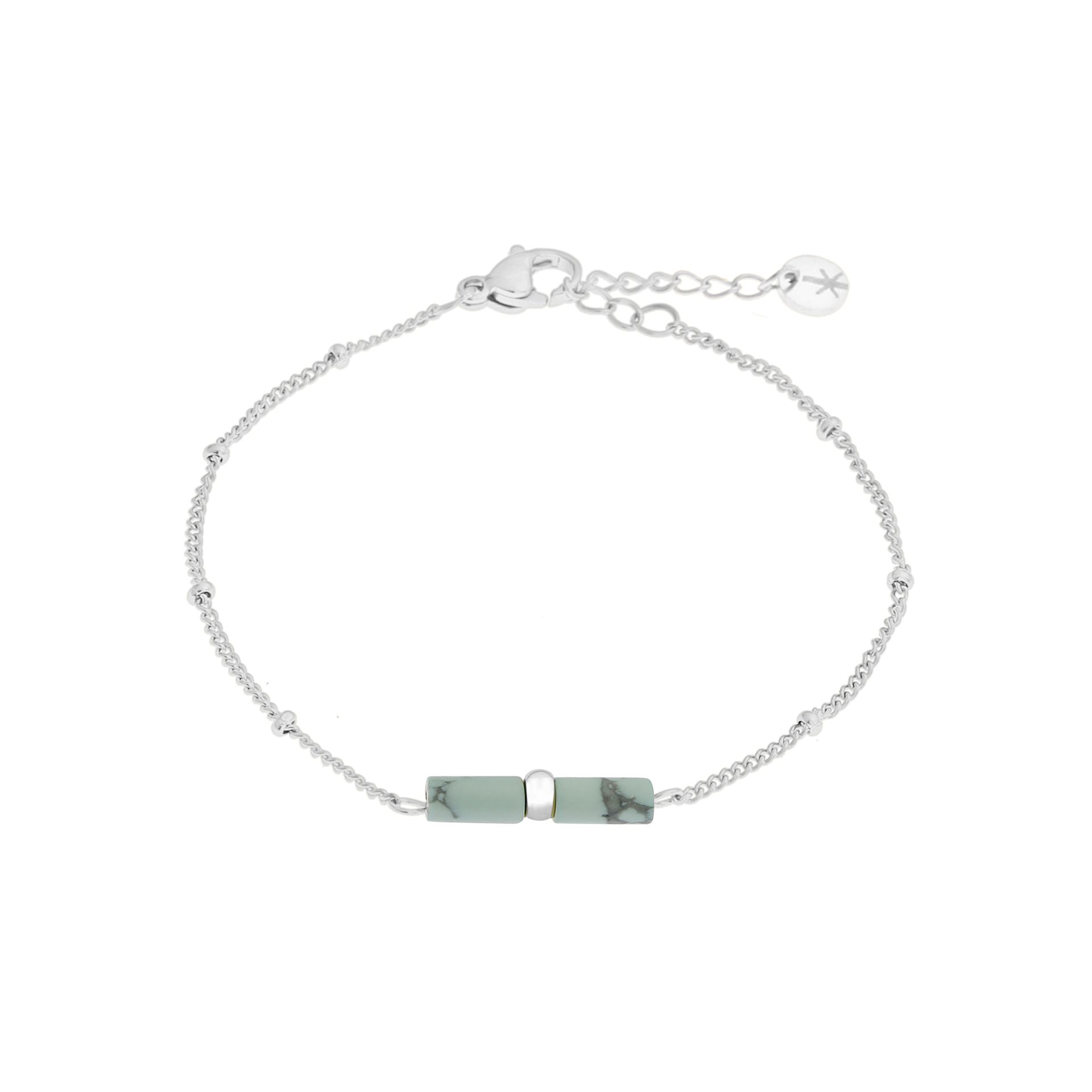 Turquoise tube bracelet