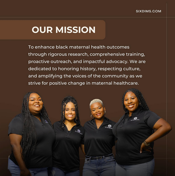 Six Dimensions staff standing next to each other and smiling.