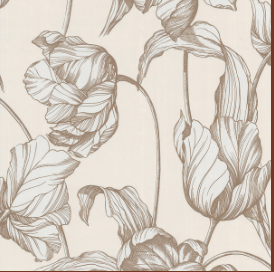 Six Dimensions alternative background drawing of flowers and leaves on a white background