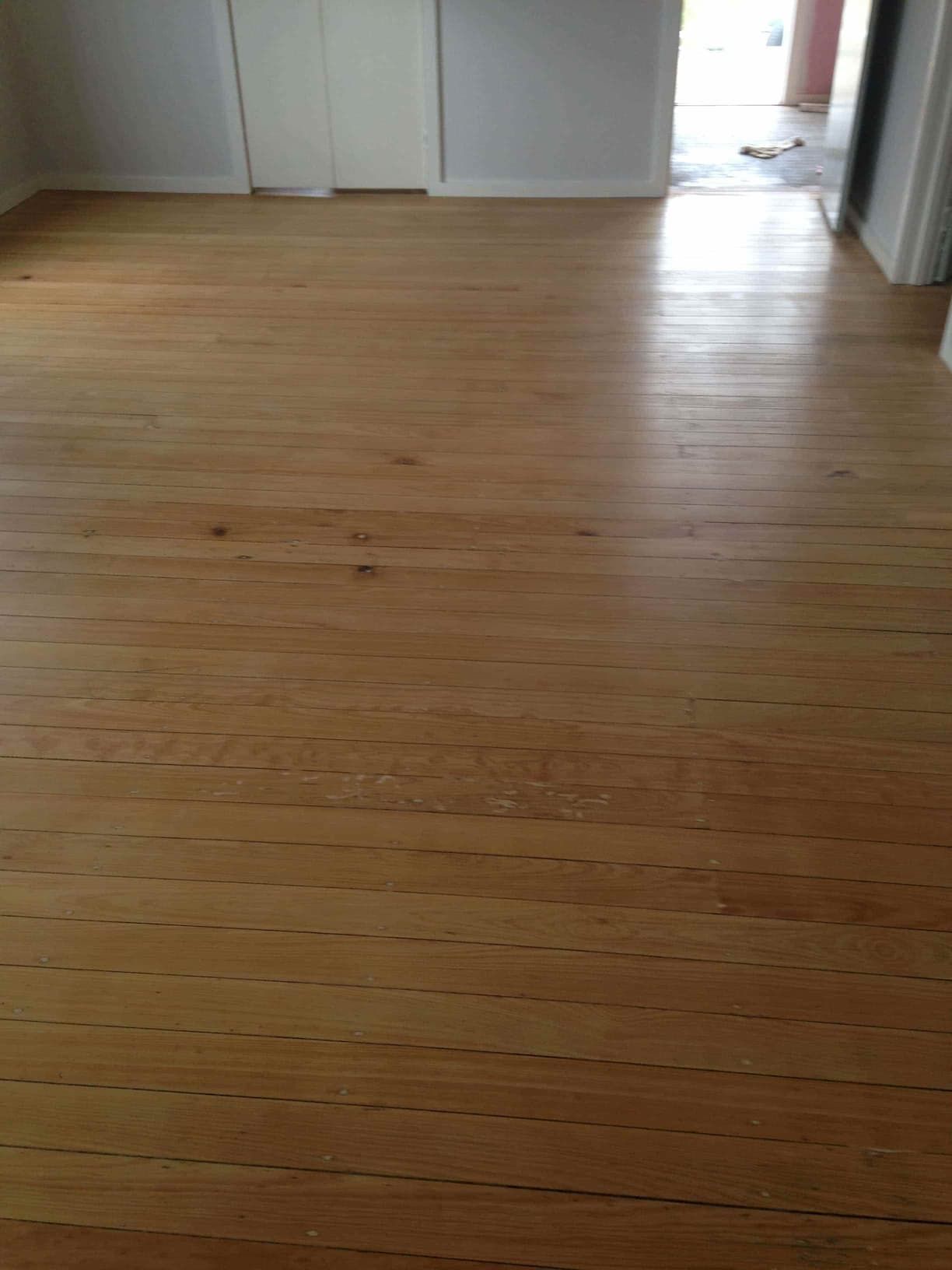 Dust free floor sanding — Flooring In Sharon, QLD